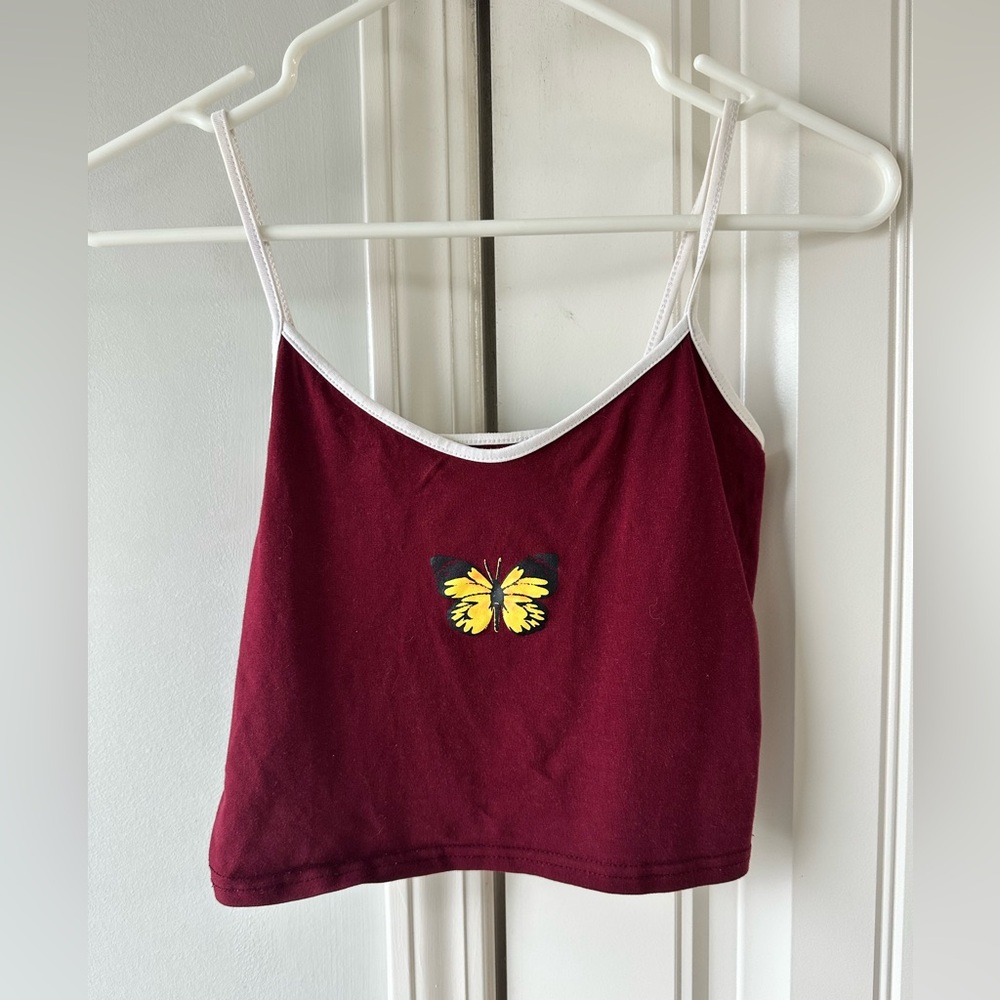 Butterfly y2k Crop Tank